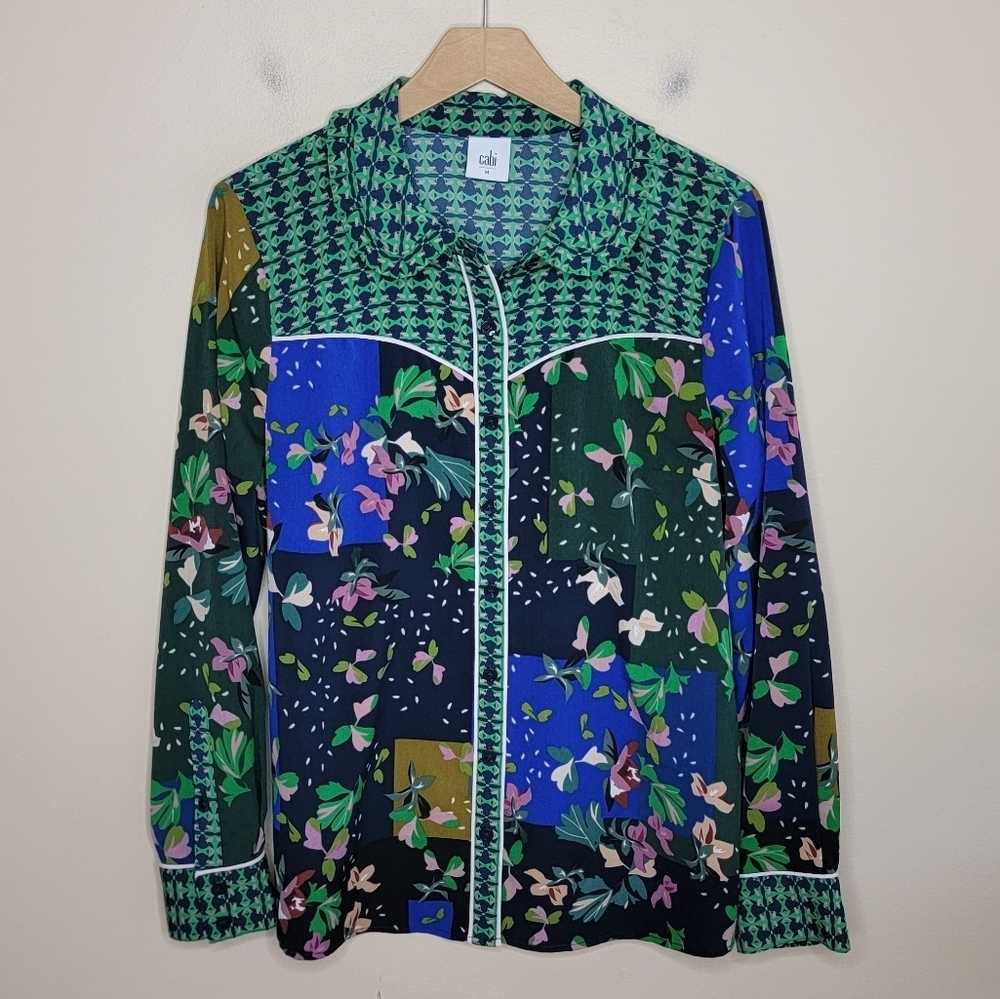 Cabi | #5520 Bronco Patchwork Colorful Floral But… - image 8